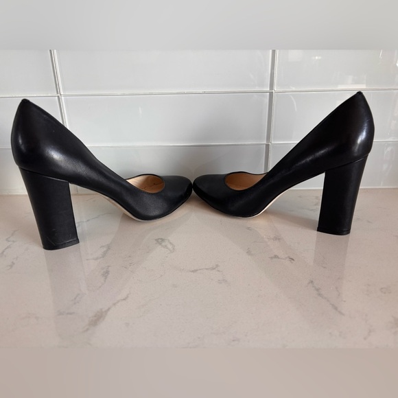 Classic Black Leather Wittner Australia Women's Pumps - Picture 5 of 6